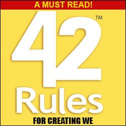 A must read - 42 Rules for CreatingWe